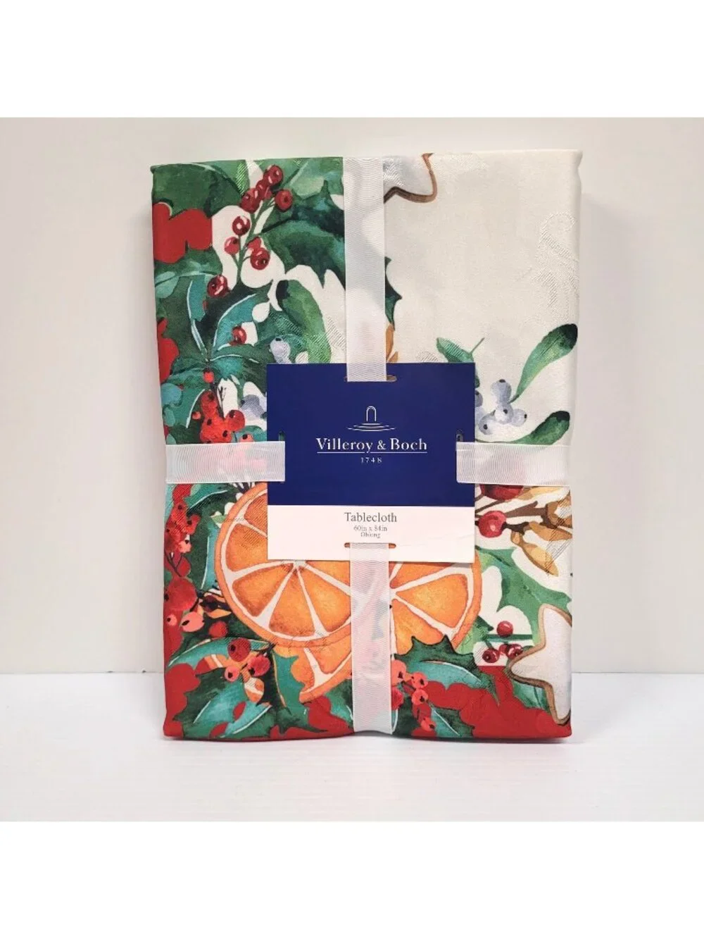 Villeroy & Boch Citrus Garland Holiday Tablecloth 60